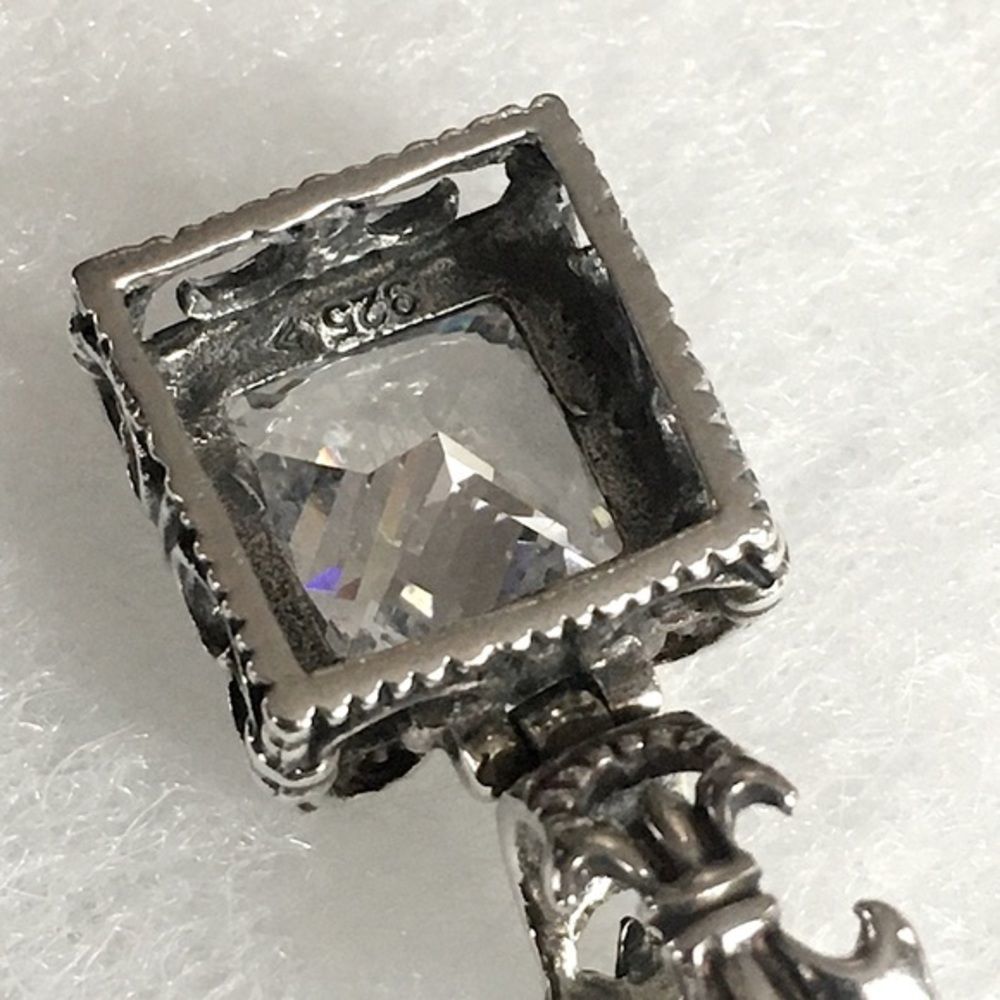 SILPADA Sterling Silver CZ Uptown Pendant S0979 - Picture 2 of 12